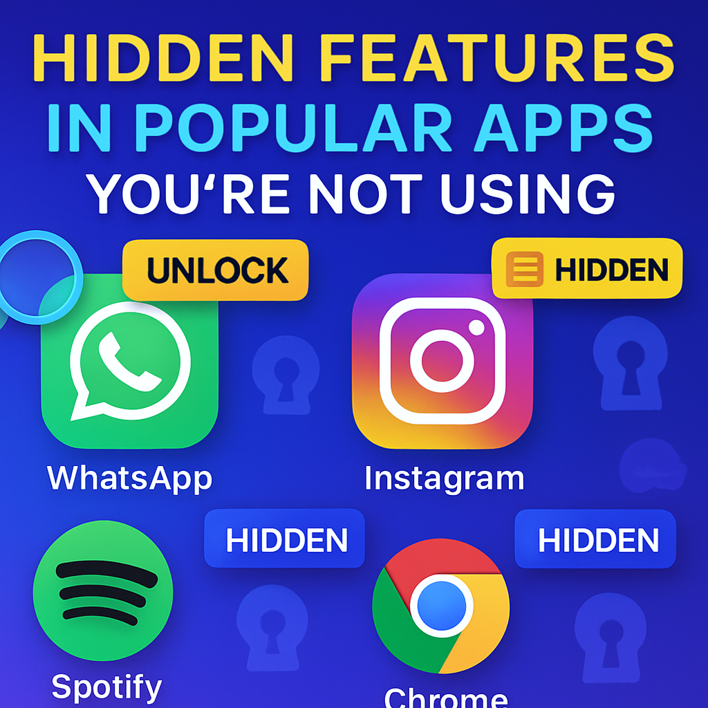 Hidden features In popular Apps